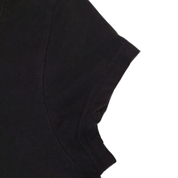 Aveto Black Scoop Neck Short Sleeve Top T-shirt size XL - Picture 7 of 12